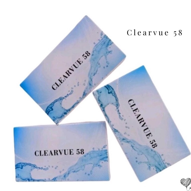 SOFTLENS BENING CLEARVUE 58 MINUS 5 SD 15 Free Lenscase