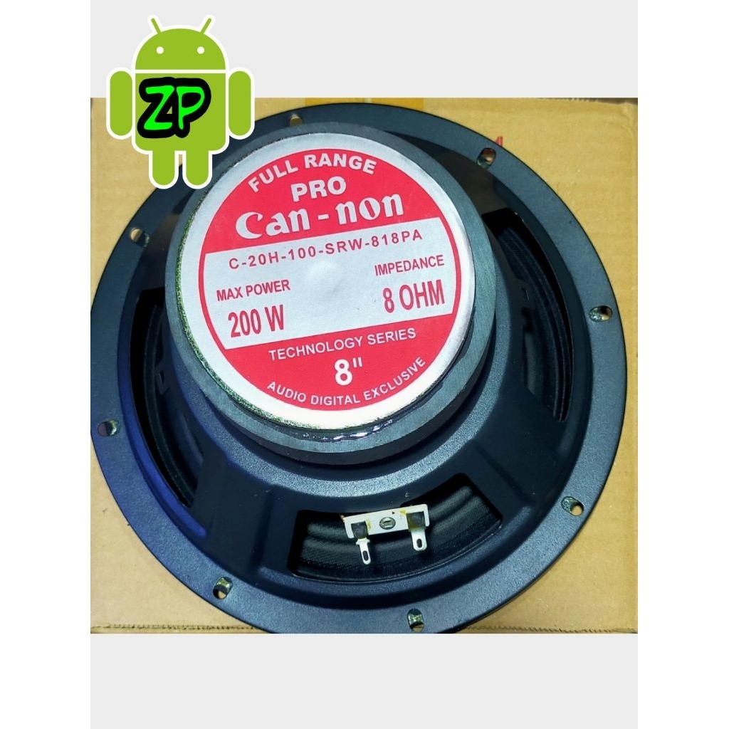 speaker middle 8 inch Cannon