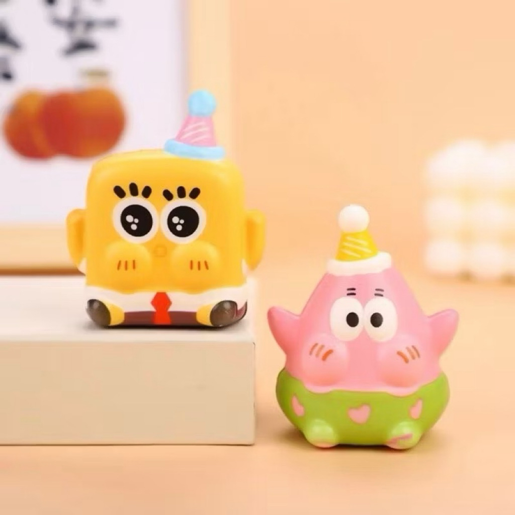 Squishy SpongeBob Patrick Mainan Penghilang Stres Squishy SpongeBob Patrick