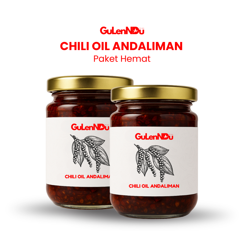 

Chili Oil Andaliman Halal Pedas Sambal Serbaguna Paket Hemat 2 Botol Masing Masing 200 Gram