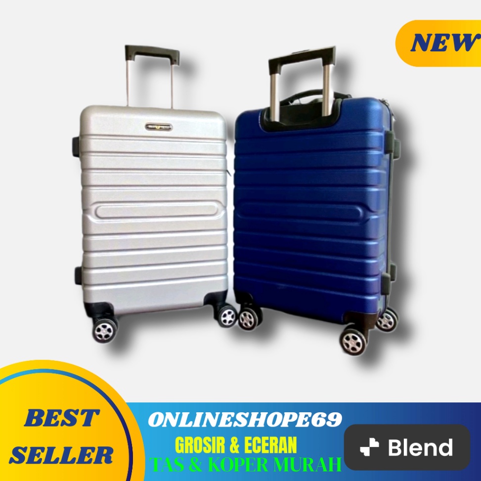 Koper polo 22inci Bisa pakai pengiriman instan Koper fiber koper roda empat koper polo original kope