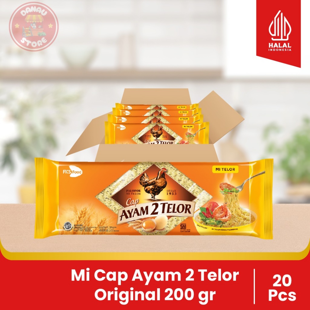 

Mi Cap Ayam 2 Telor - Original - Lebar Keriting - 1 Karton - 20 Pcs- 200gr