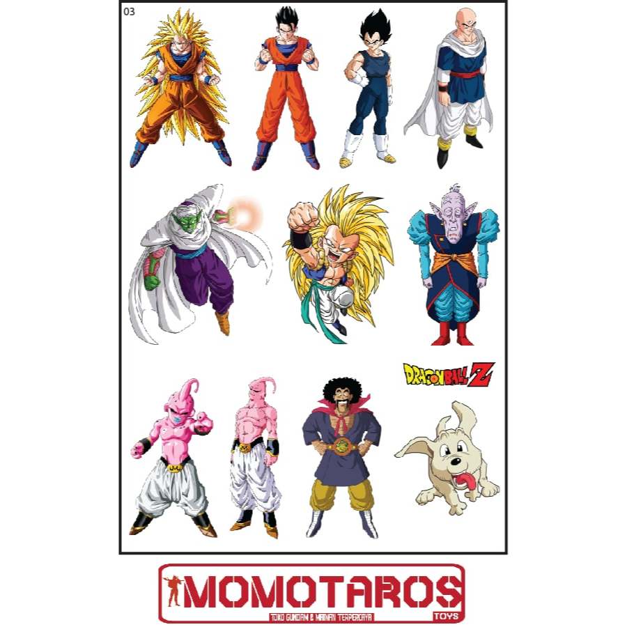 

Sticker Dragon Ball Z Majin Boo World 1 pc