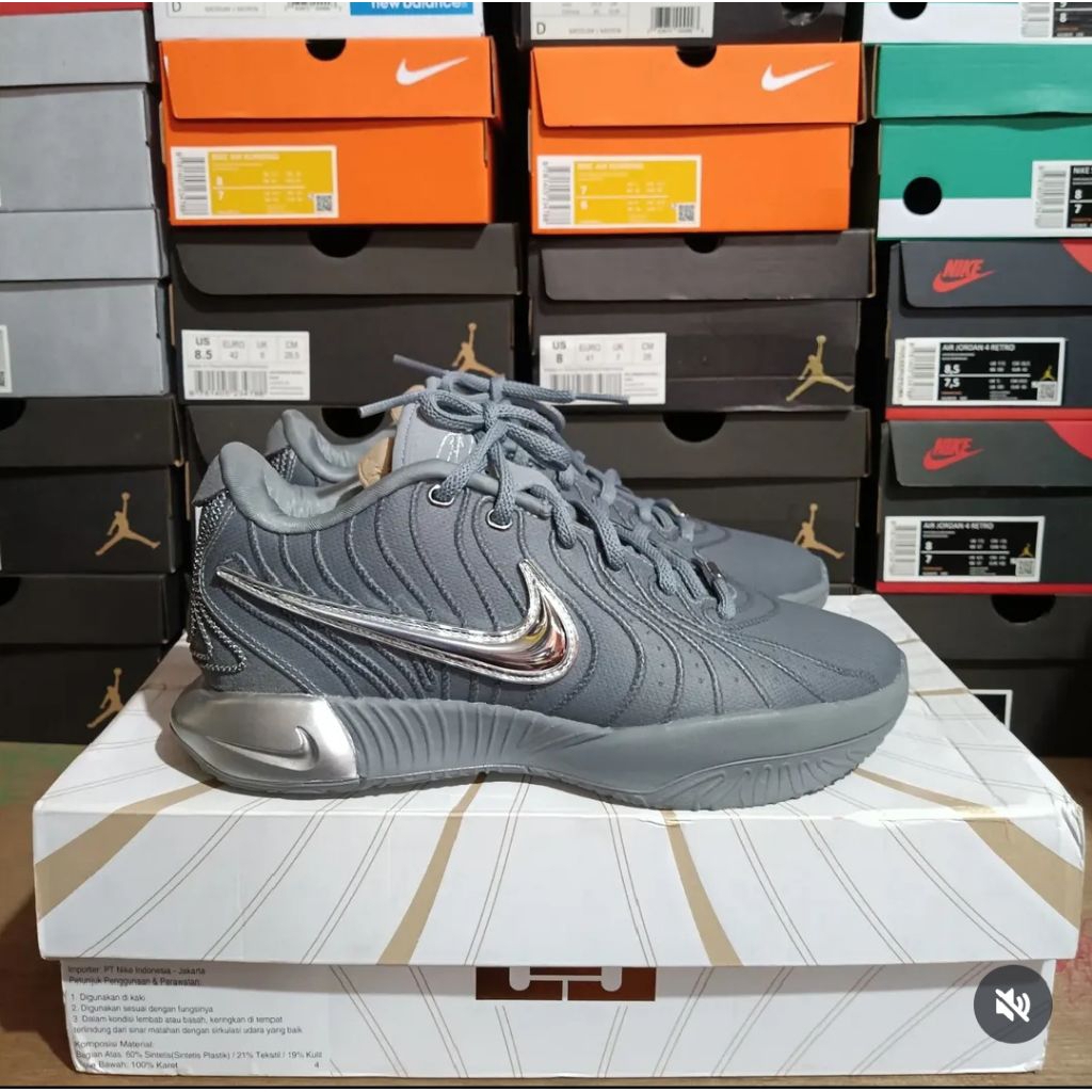 SEPATU LEBRON JAMES XXI BASKET, GYM, SPORT, CASUAL ORIGINAL