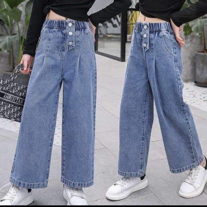 KODE R35X BF Korea Kids  Celana Boyfriend AnakAnak Usia 712 Tahun