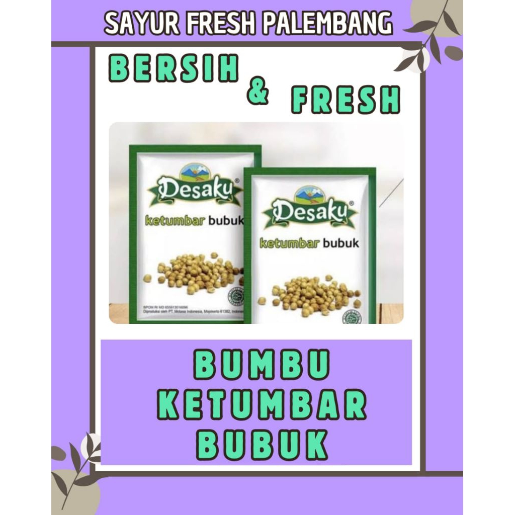 

KETUMBAR BUBUK DESAKU - PALEMBANG