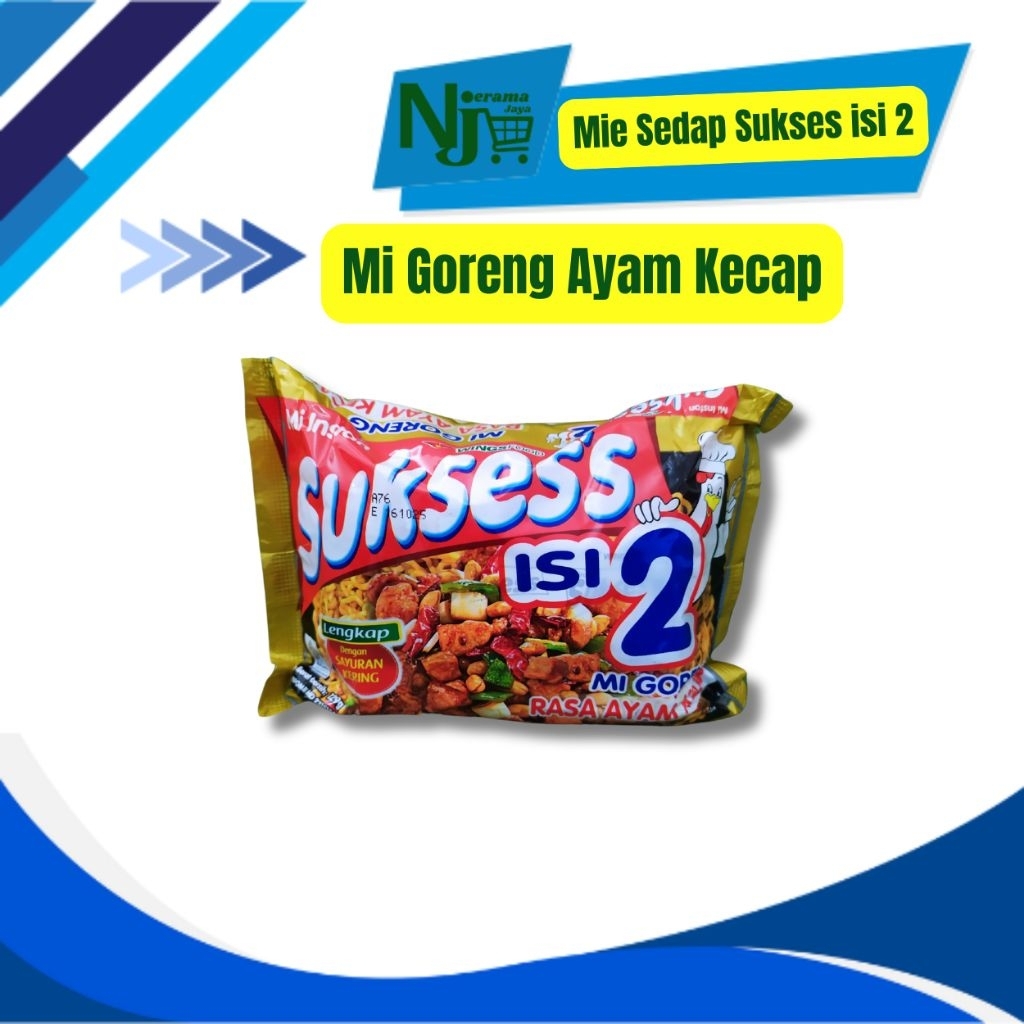 

Mie sedap sukses isi 2 goreng I kuah