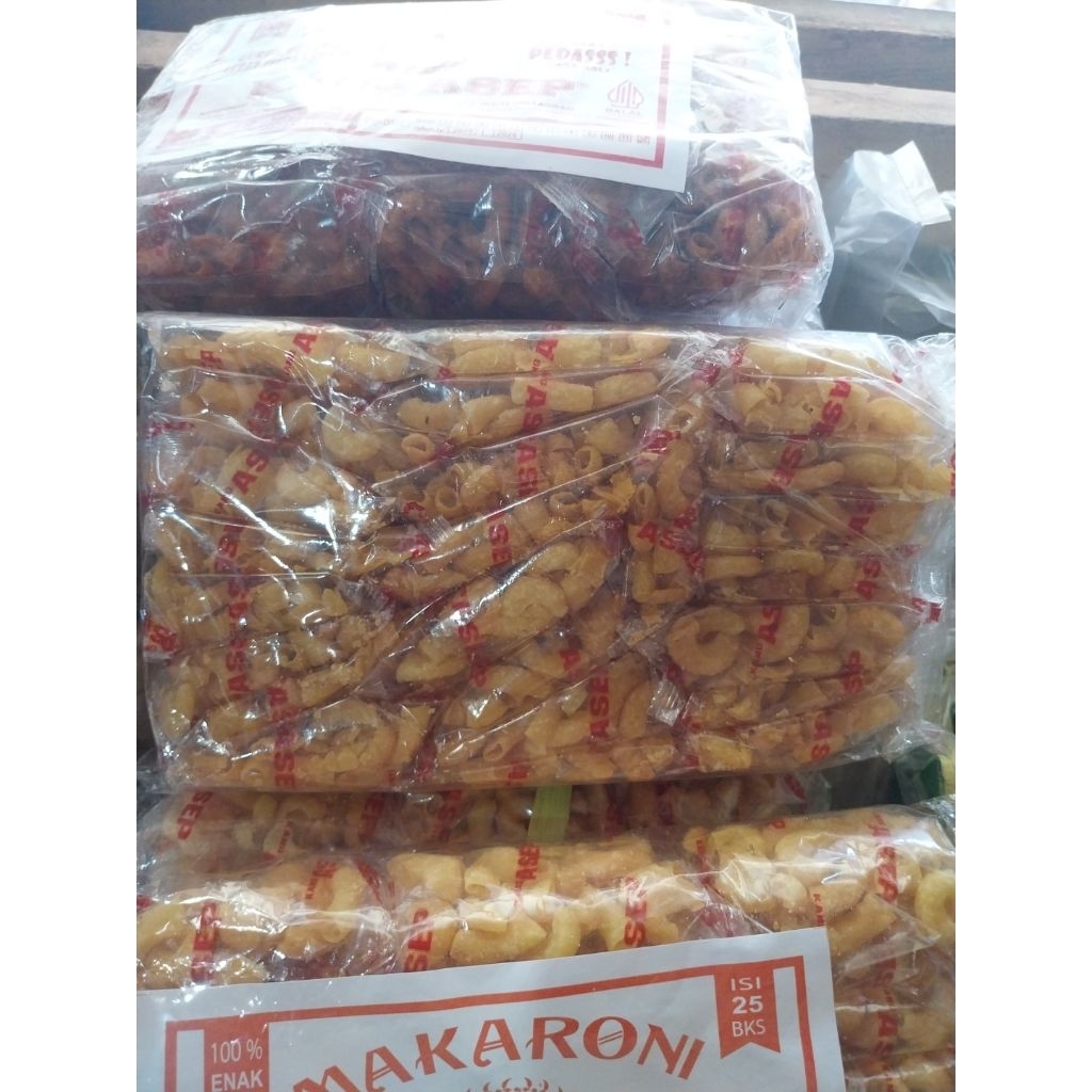 

Makaroni Kang Asep | Rasa Asin Gurih | Isi 25 pcs