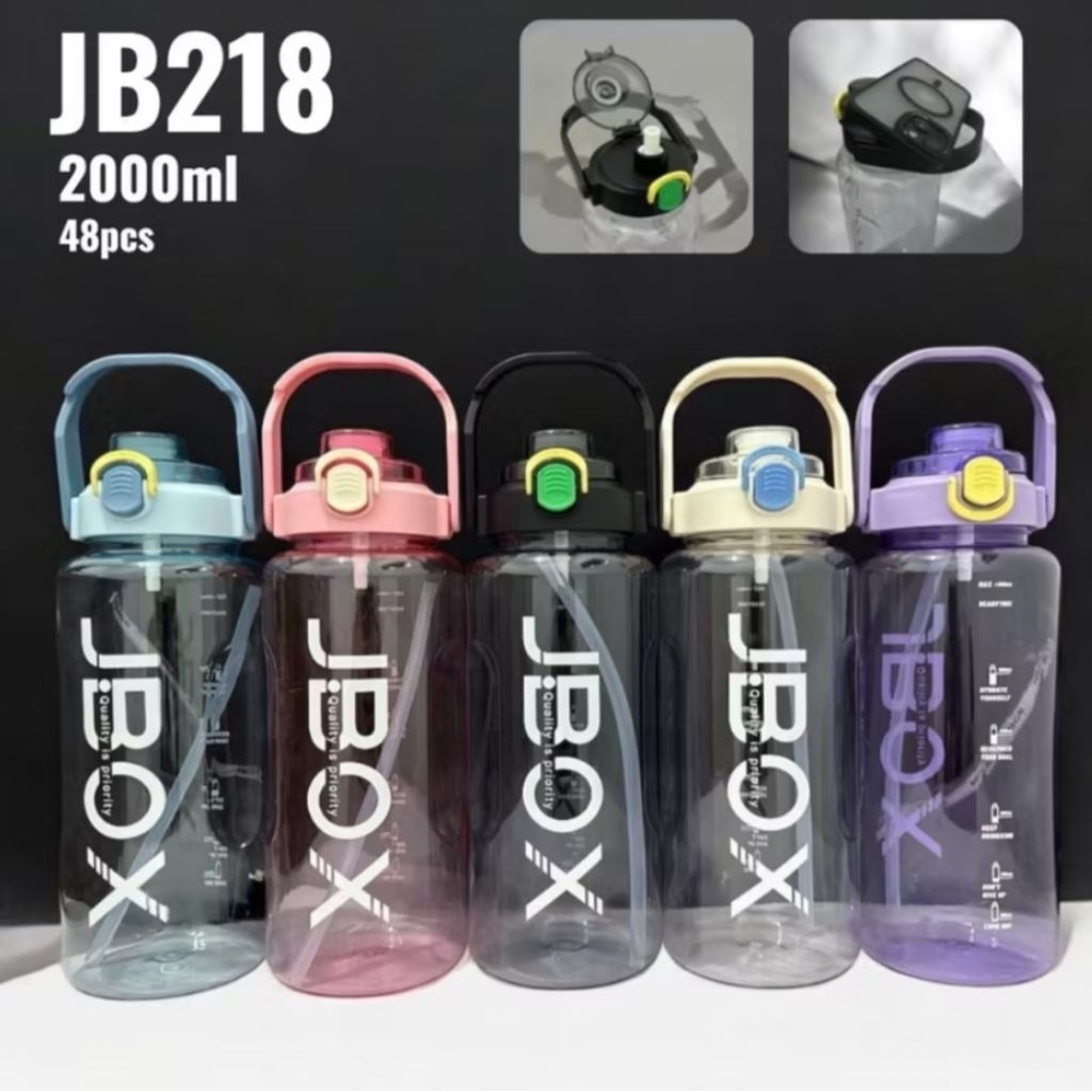 BOTOL MINUM 2 LITER / JBOX BPA FREE / BOTOL MINUM SPROT