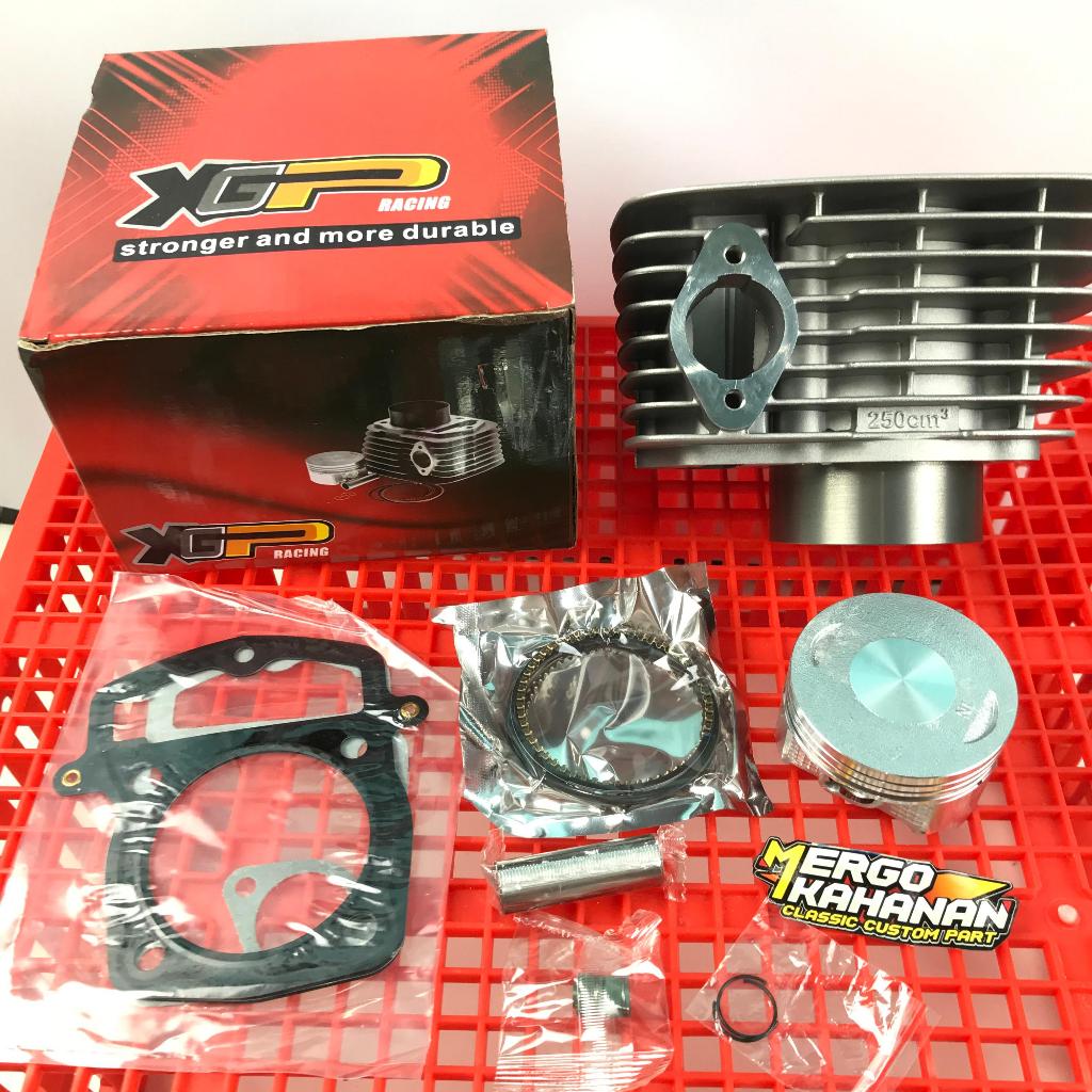 Block Blok xiema diablo crf wy250cm XGP / cylinder blok tiger cb gl mp 250cc lebih panjang dari tige