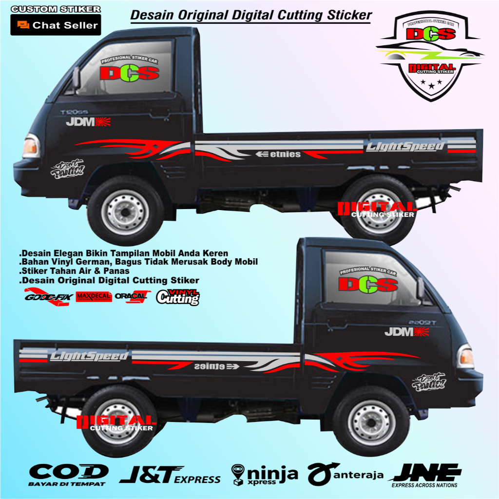 Sticker cutting mobil pick up ss carry futura Sticker Cutting Stiker Mobil Pickup Carry SS / Futura