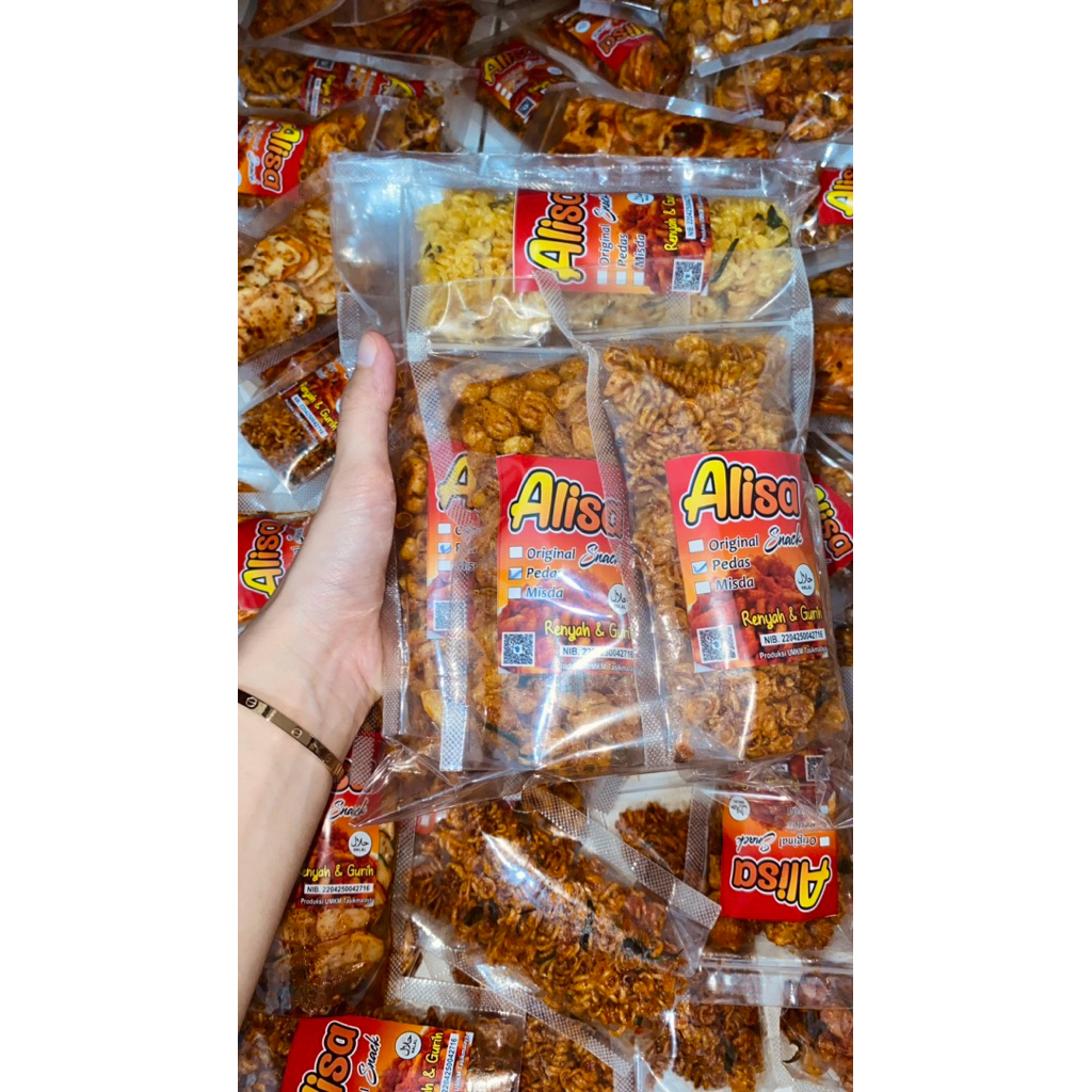 

Alisa Snack paket bundling isi 10pcs (bisa di mix)