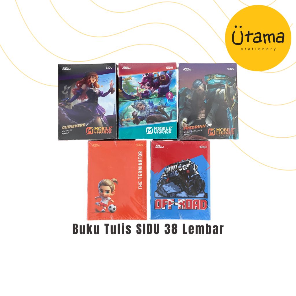 

Buku Tulis SIDU 38 Lembar A5 (Isi 10 Per Pak)/Sinar Dunia