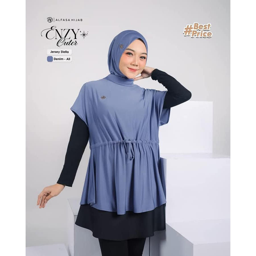 OUTER POLOS // ENZY OUTER ALFASA HIJAB TERBARU // OUTER ALFASA HIJAB TERBARU // ALFASA HIJAB // oute