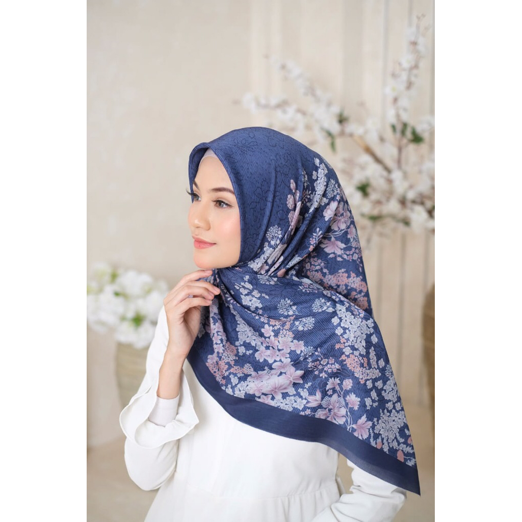 Grosir Hijab 10pcs Hijab Segiempat Ellin Series Aisyah Jilbab Segiempat Motif Premium Aisyah Jilbab 