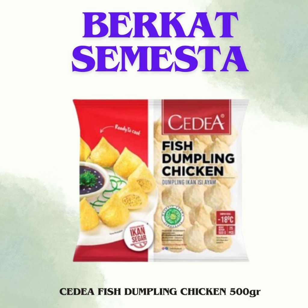 

CEDEA FISH DUMPLING CHICKEN 500gr
