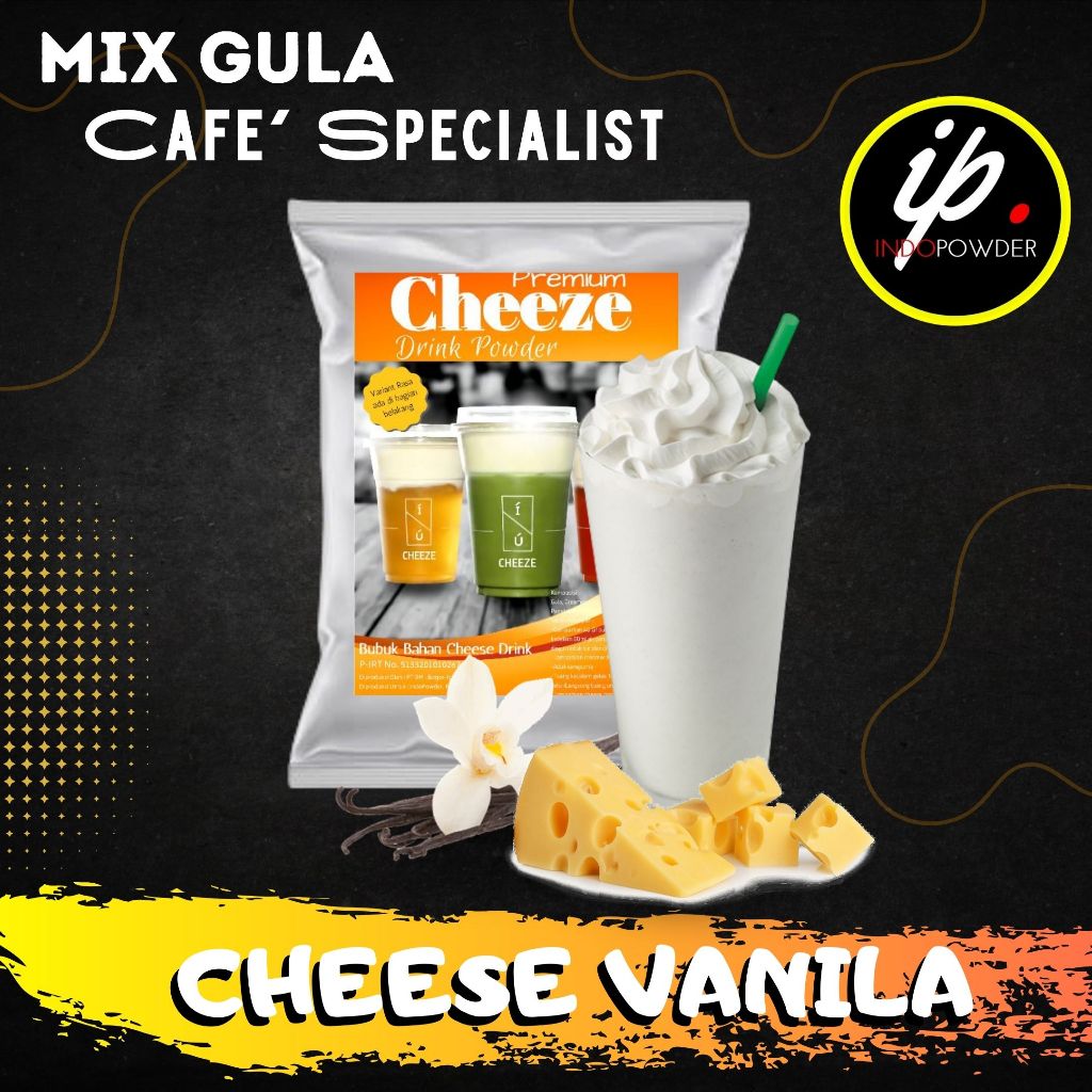 

IP Jakarta - Bubuk Minuman rasa CHEESE VANILLA 1Kg untuk Cafe, Waralaba dan Usaha Minuman Kekinian