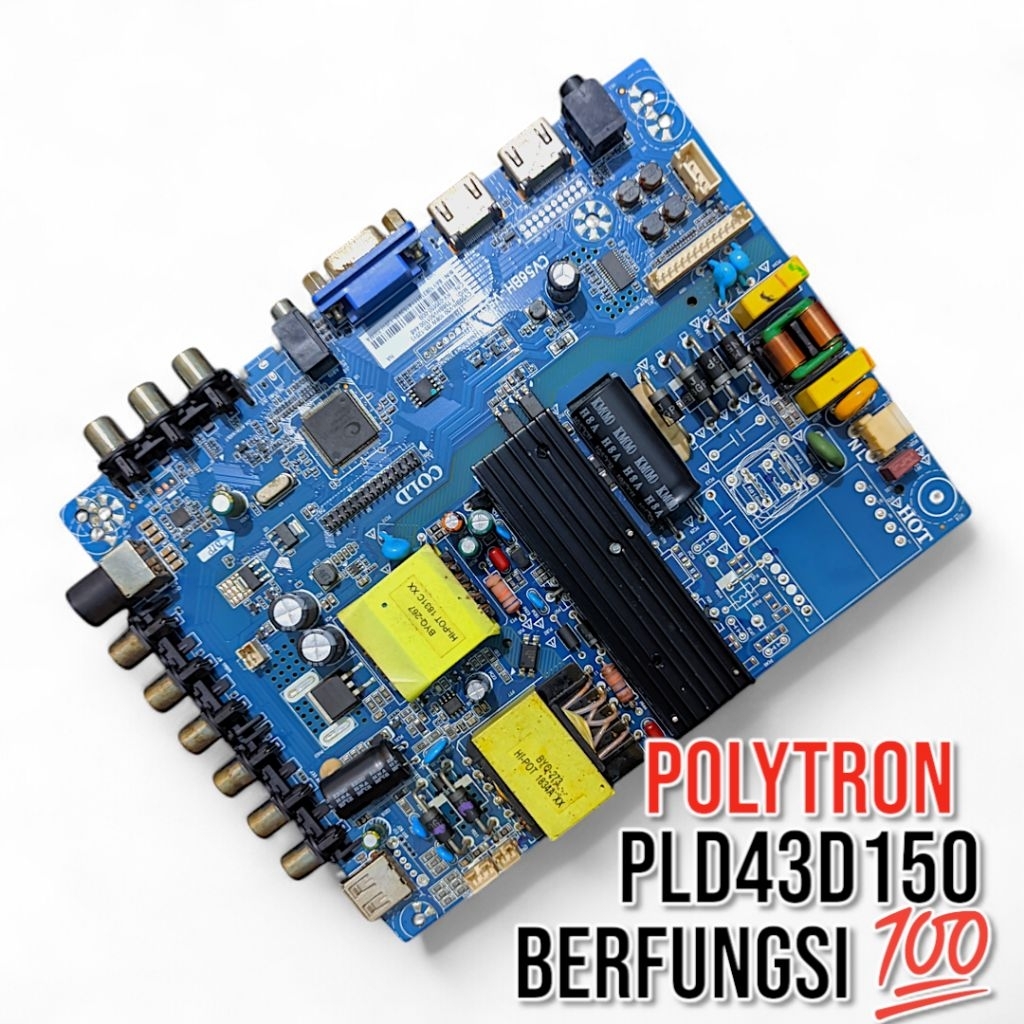 MB POLYTRON PLD43D150 - MAINBOARD POLYTRON PLD43D150 - MESIN TV POLYTRON PLD43D150 - POLYTRON PLD43D