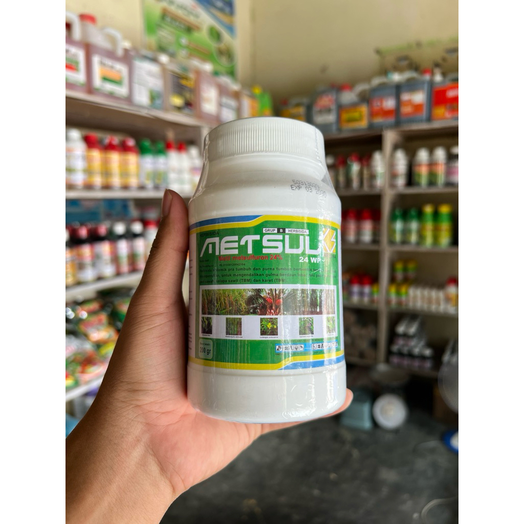 Herbisida METSUL 24 WP (200 gram) - Herbisida Sistemik Pengendali Gulma untuk Sawah dan Perkebunan |