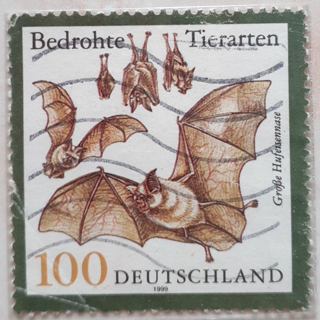 

Perangko Jerman Greater Horseshoe Bat (Rhinolophus ferrumequinum) Tahun 1999