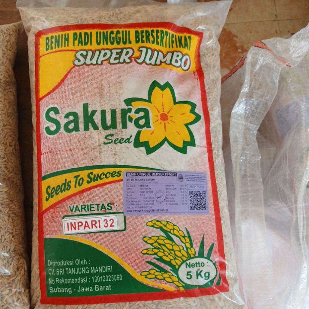 Benih Padi Inpari 32 Repack 1 kg