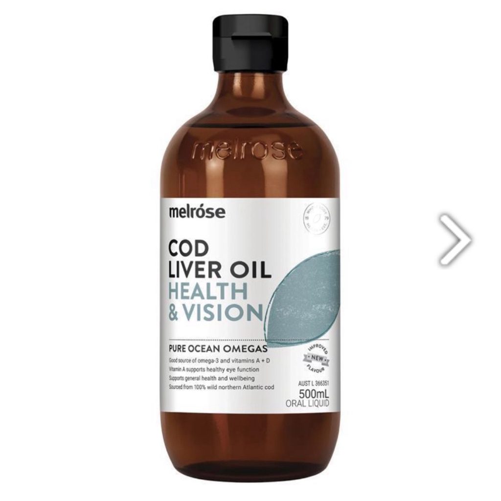 Melrose Omega Cod Liver Oil Health & Vision 500ml