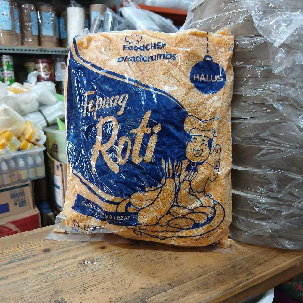 

Foodchef Tepung Roti Panir 1kg - Bread Crumbs Halus