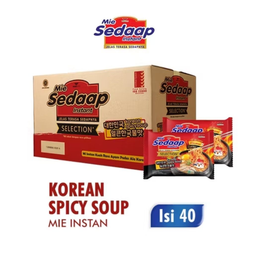 

sedap korea spicy soup (40 pcs)