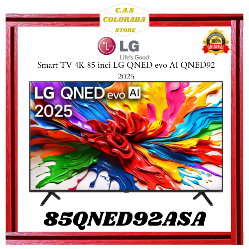 TV LG 85QNED92ASA SMART TV 85 INCH QNED LED 4K UHD 85QNED 85QNED92 SMART TV LG 85 INCH