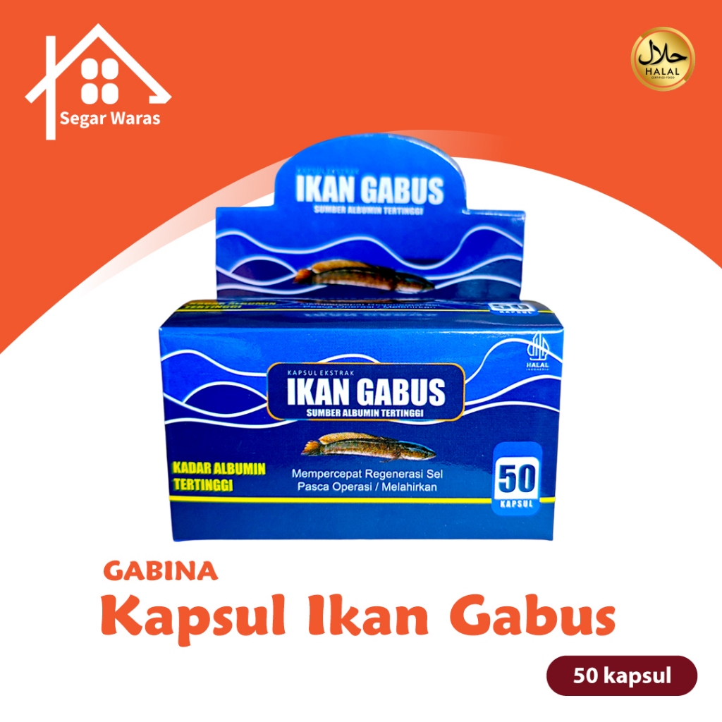 EKSTRAK IKAN GABUS KAPSUL Obat Herbal Untuk Mengobati Luka Pasca Operasi Sesar