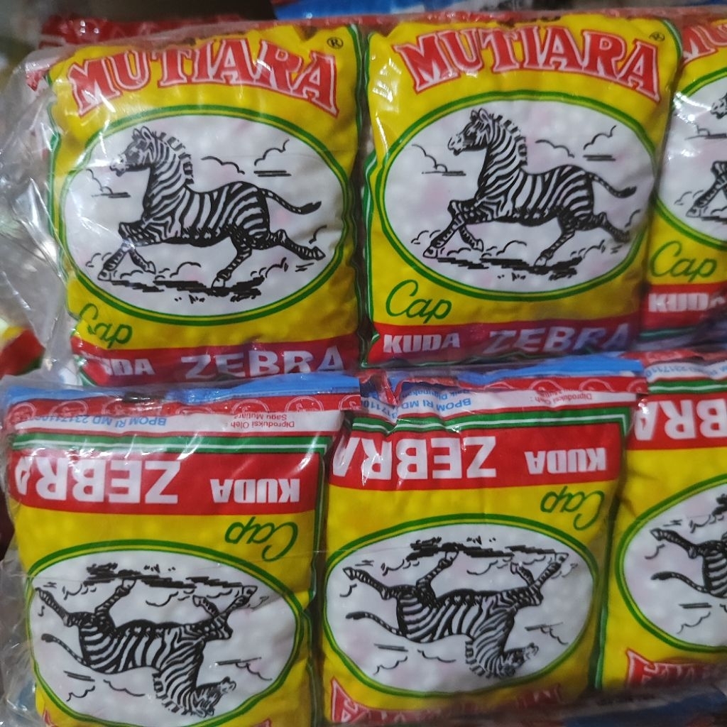 

1pcs Sagu Mutiara Cap Kuda Zebra