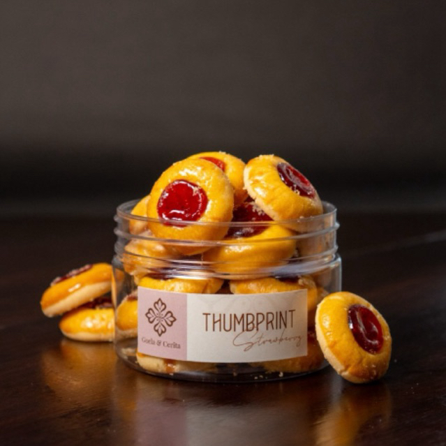 

Strawberry Thumbprint Cookies