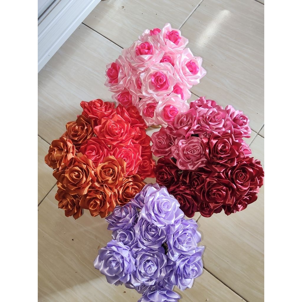 

bunga pita satin 4cm