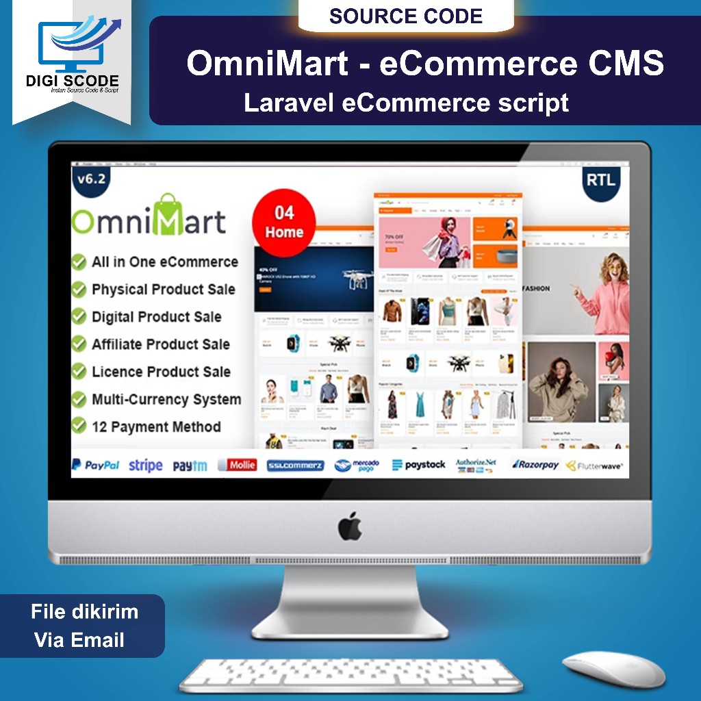 OmniMart - eCommerce CMS | Laravel eCommerce script - SOURCE CODE