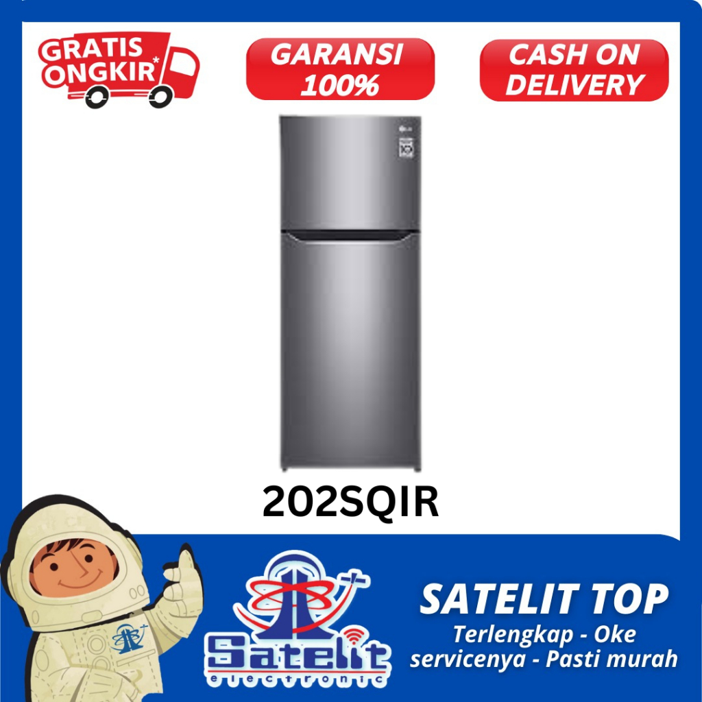 KULKAS 2 PINTU LG GNB-202-SQIR