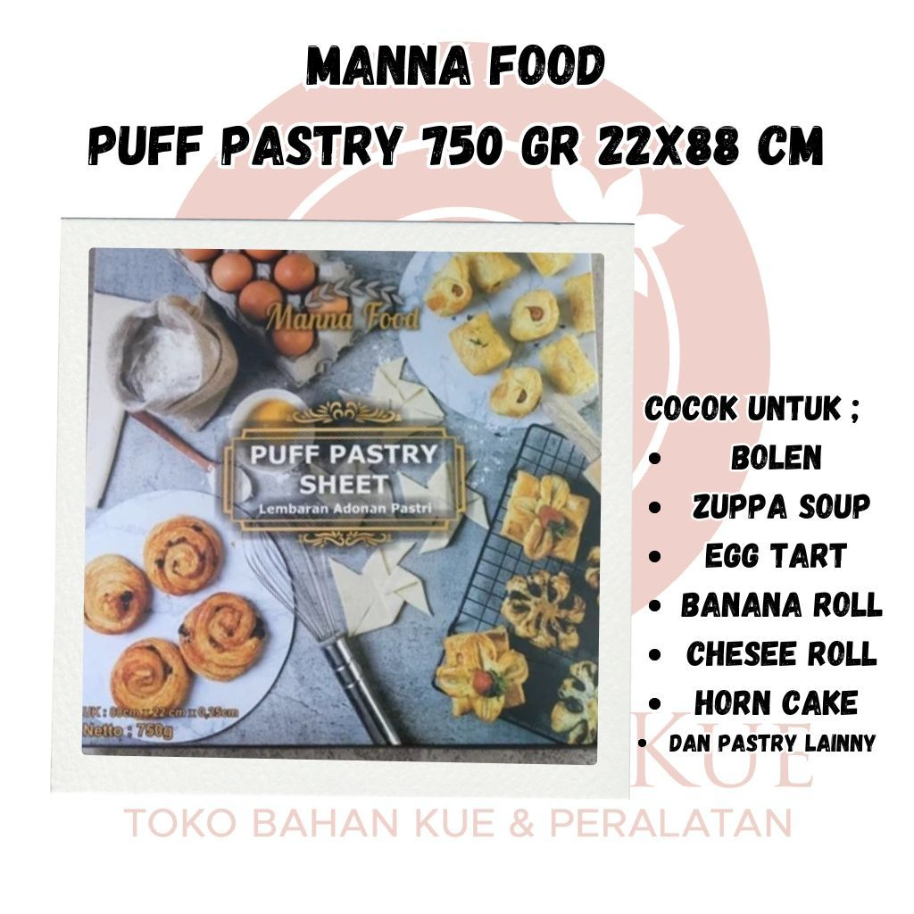 

Manna food puff pastry 750 gr