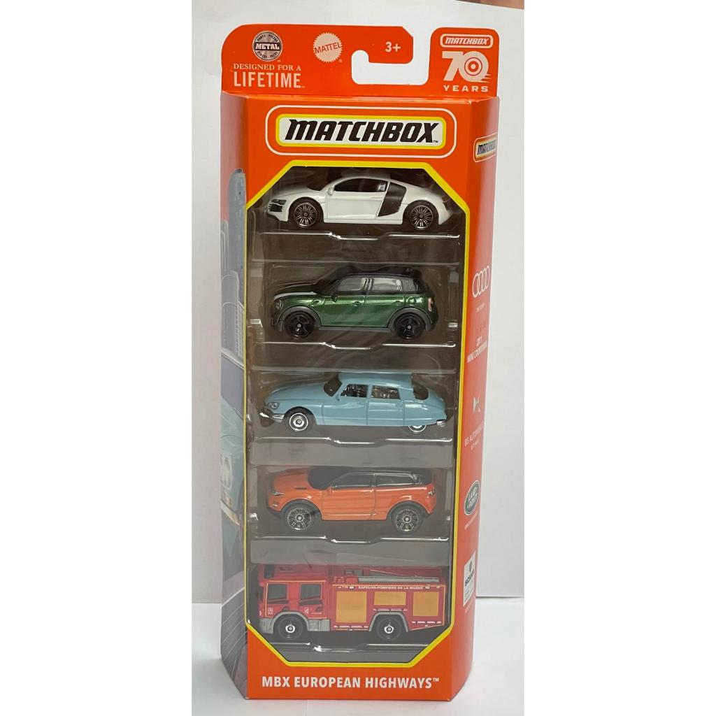 MATCHBOX - MBX EUROPEAN HIGHWAY 2023 - MINI COOPER Green colour - scale 1:64