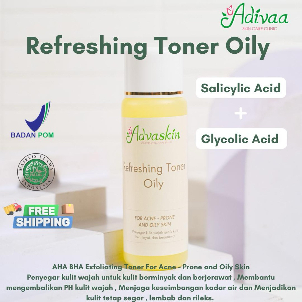 REFRESHING TONER ACNE/OILY (Adivaa Skin Care)