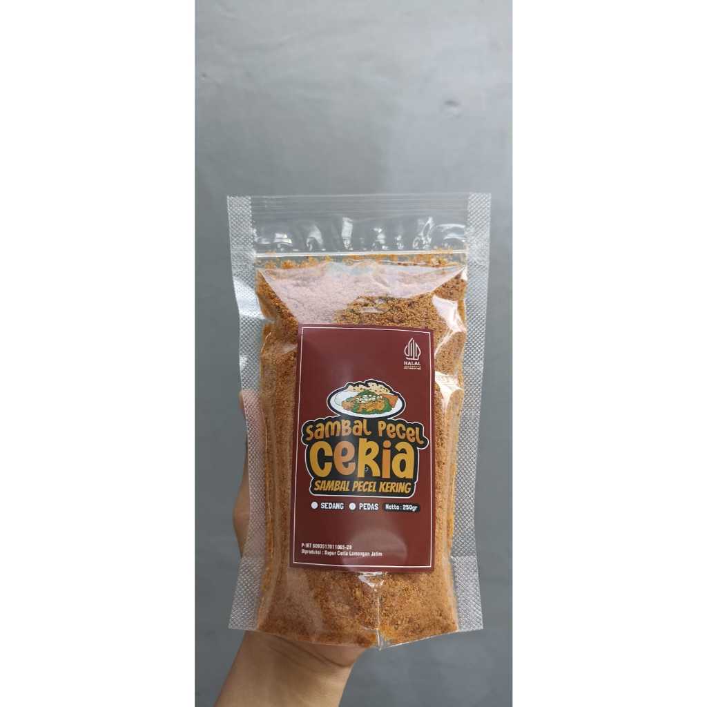 

SAMBAL PECEL SANGRAI / BUMBU PECEL SANGRAI KERING CAP CERIA /SAMBALPECEL SANGRAI/HEALTHY/SAMBAL PECEL KHAS BLORA