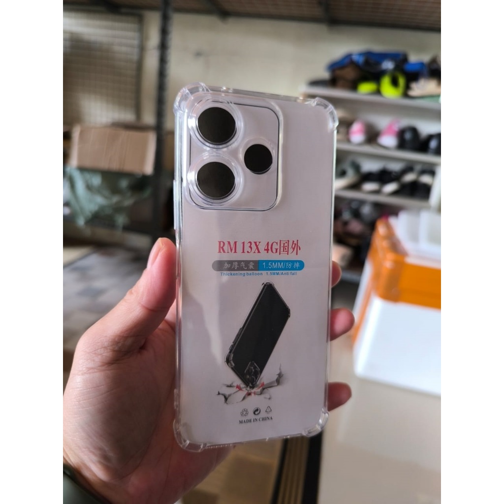 FERZIA - SOFT CASE HP XIAOMI REDMI 13X SILIKON CLEAR BENING ANTI CRACK ANTI KUNING CASING HANDPHONE