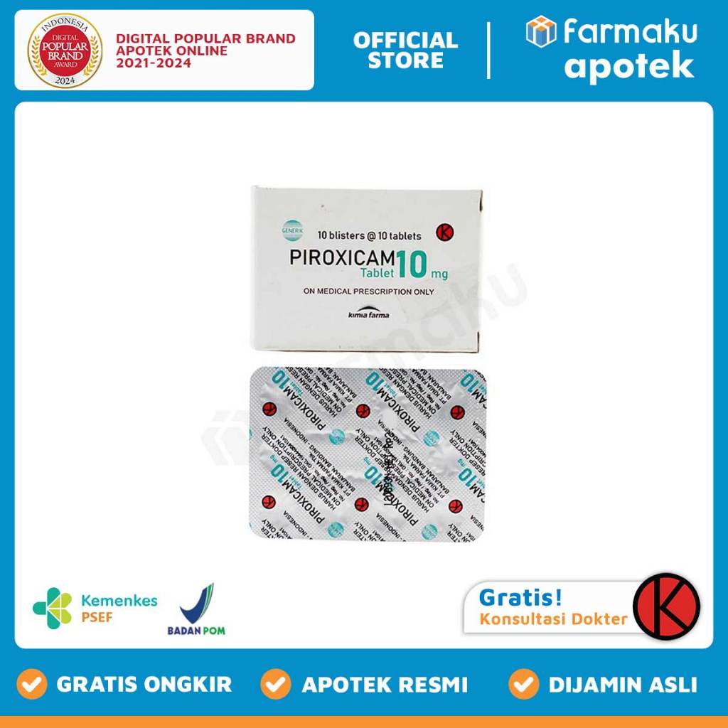 Piroxicam 10 mg KFBlister  10 tablet - BHL