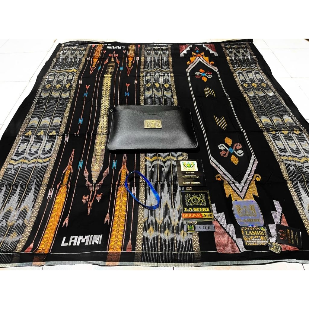 SARUNG LAMIRI ORIGINAL LANGKA FULL SUTERA SGC/SGE/SGT SONGKET GUNUNG