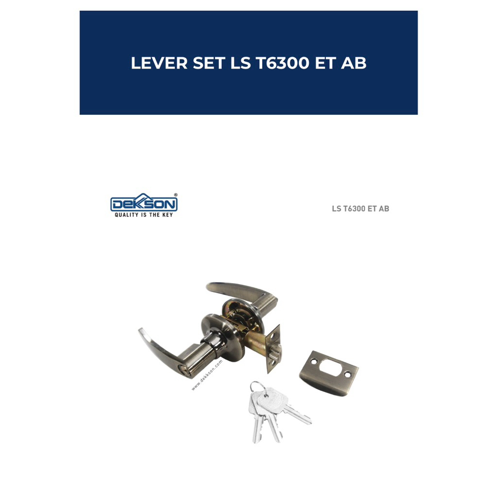 DEKKSON LEVER SET LS T6300 ET AB