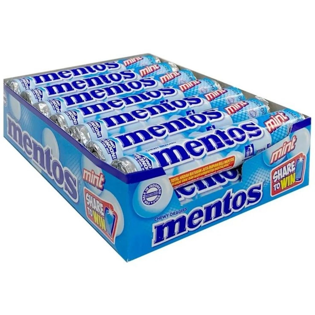 

MENTOS ROLL VARIANT MINT 29GR x 14 PACK (1PACK) BY~FAYA STORE~