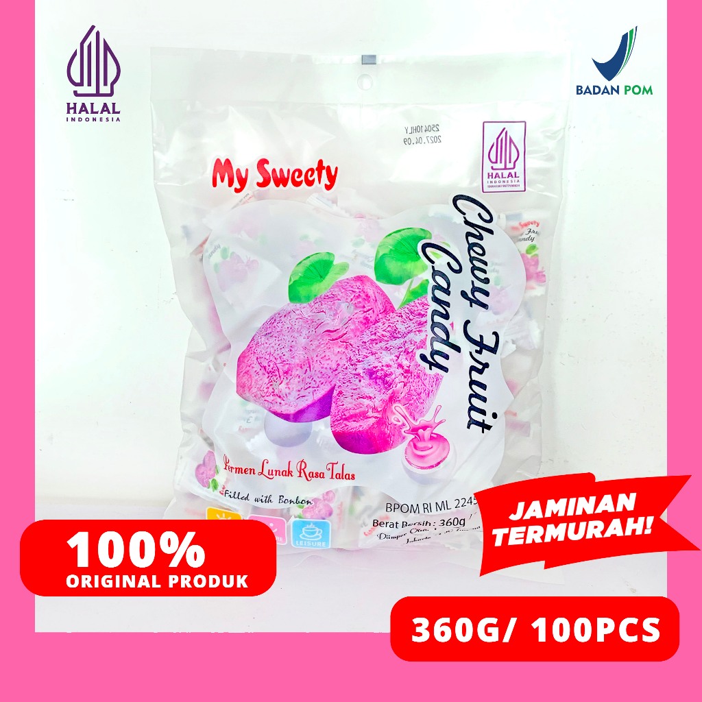 

RB HALAL PERMEN SUSU LUNAK 100PCS/360G MYSWEETY