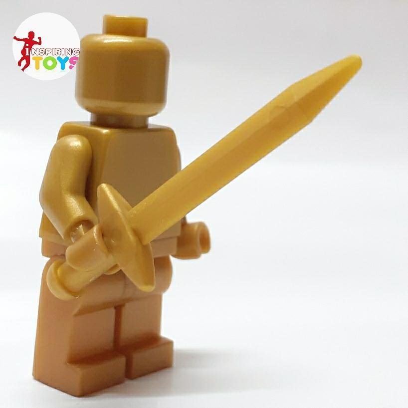 Lego Part Weapon Sword Pearl gold