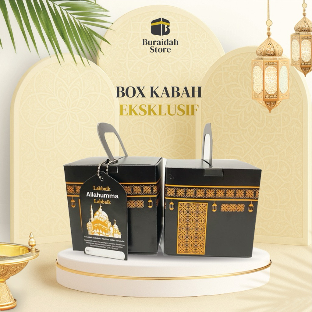 

Dus Box Kabah Satuan Kemasan Souvenir Oleh Oleh Haji Umroh Free Hangtag Premium
