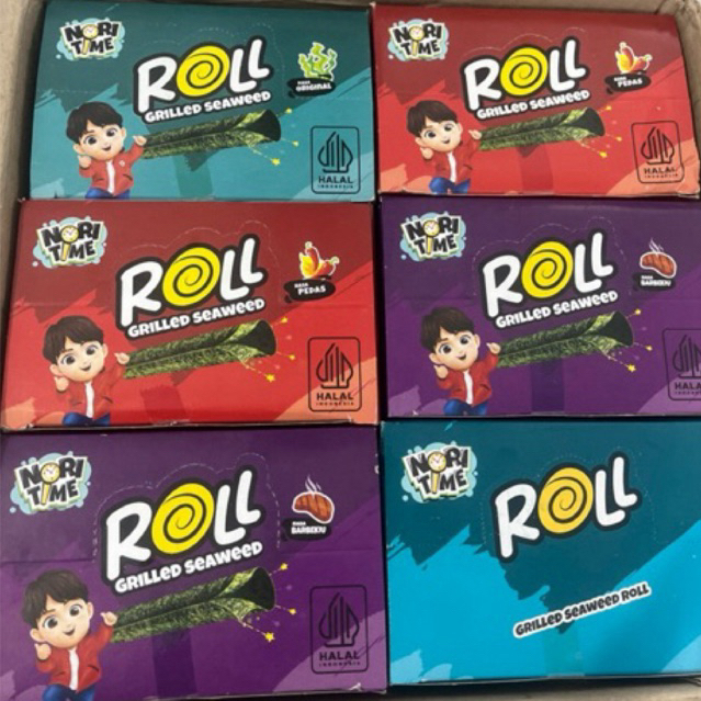 

NORI TIME ROLL ( isi 12 pcs ) @4gr