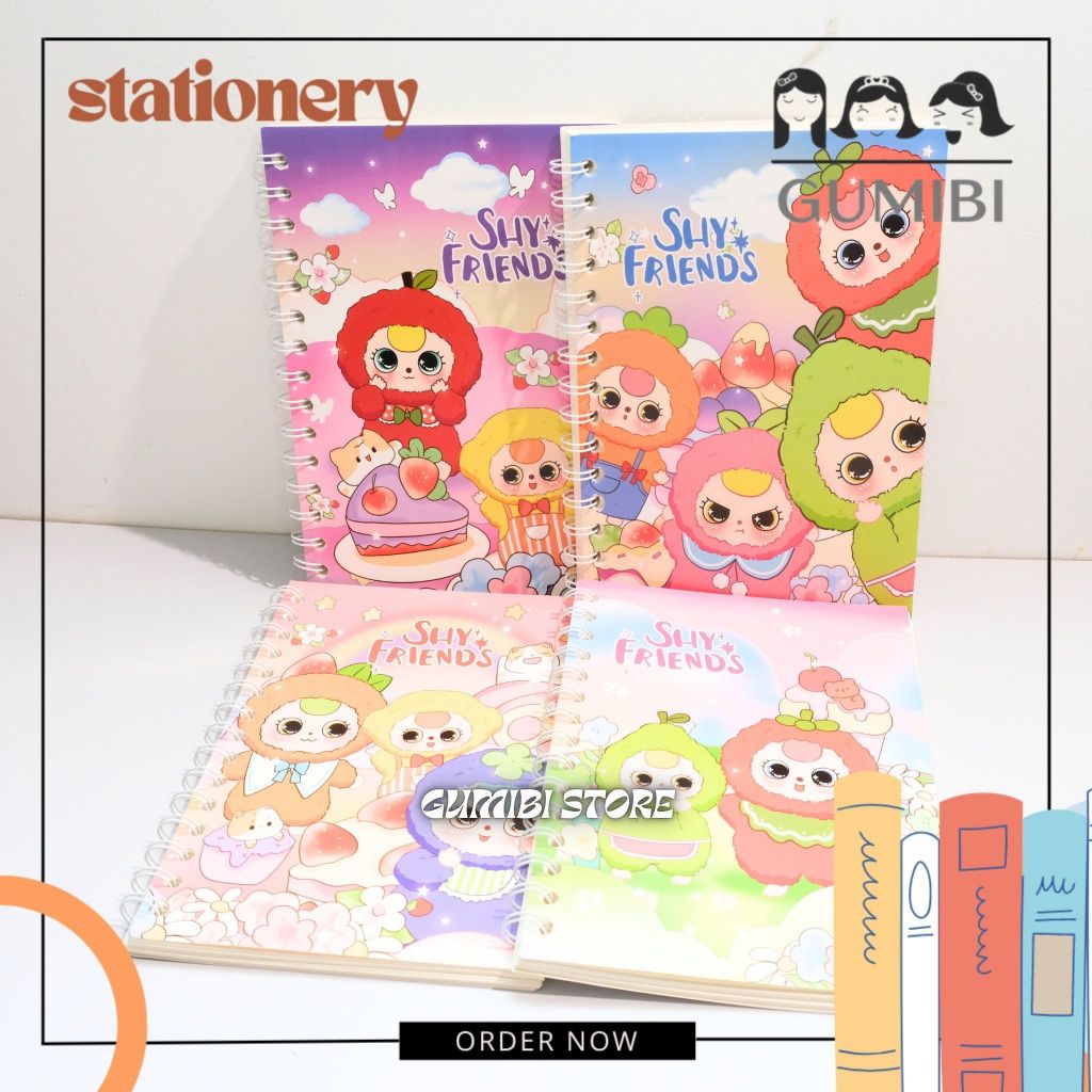

BUKU SPIRAL A5 BABY THREE BUKU TULIS RING BABY THREE FRUIT BUAH LUCU BUKU TULIS BERGARIS SPIRAL KERTAS HALUS DESAIN AESTHETHIC LUCU ANAK SEKOLAH PREMIUM