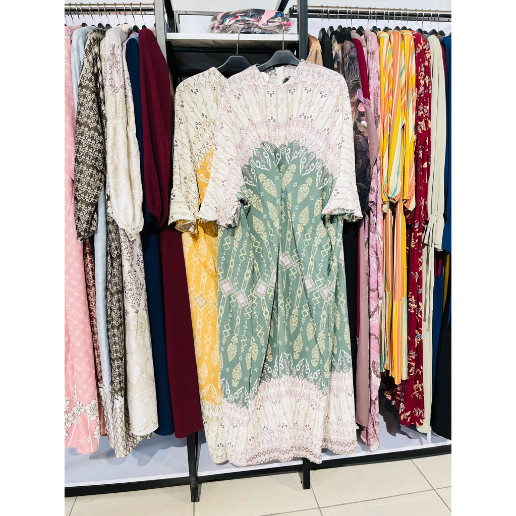 Kaftan Ceruti Terbaru 2025 | Gamis Kaftan Wanita Syari | Dress Muslim
